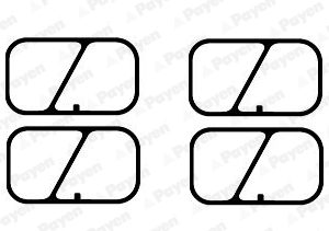 Set garnituri galerie admisie FIAT PANDA (312_, 319_) 1.3 D Multijet (312PXL1A) diesel 75 cai PAYEN HA5073