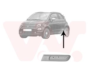 Elemente decorative / protectie panou lateral FIAT 500 C (312_) 0.9 (312AG1A) benzina 86 cai VAN WEZEL 1604429