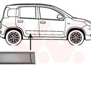Elemente decorative / protectie portiera FIAT PANDA (312_, 319_) 0.9 (312PXG1A) benzina 86 cai VAN WEZEL 1607428