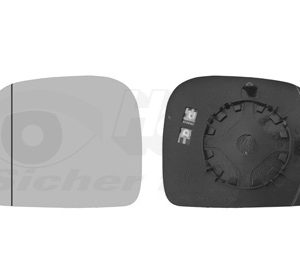 Sticla oglinda retrovizoare exterioara FIAT 500L (351_, 352_) 0.9 (199LYC1B) benzina 105 cai VAN WEZEL 1609837