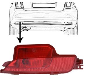 Lumina de ceata spate FIAT 500 (312_) 0.9 (312AXG1A, 312.AXG11) benzina 86 cai VAN WEZEL 1614929