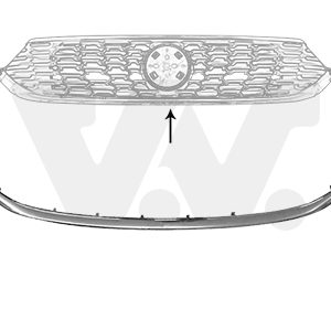 Banda de protectie grila radiator FIAT TIPO limuzina (356_, 357_) 1.3 D (356SXB1A, 356SXH1A, 356SXD1A) diesel 95 cai VAN WEZEL 1717518