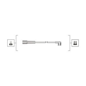 Set cablaj aprindere FIAT PANDA (141_) 1100 benzina 50 cai MAGNETI MARELLI 941319170005