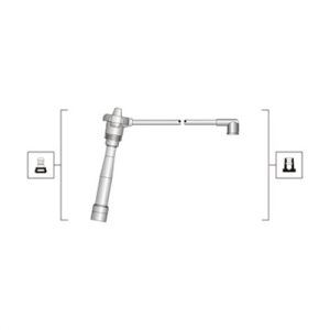 Set cablaj aprindere FIAT PANDA (141_) 1100 4x4 benzina 54 cai MAGNETI MARELLI 941319170115