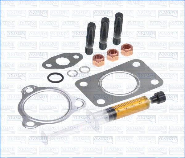Set montaj turbocompresor FIAT TIPO (160_) 1.9 TD (160.EL, 160.GL, 160.AQ, 160.EI, 160.AR) diesel 90 cai AJUSA JTC11013