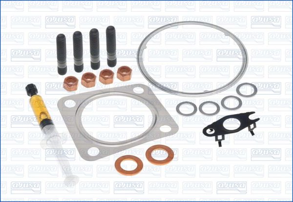 Set montaj turbocompresor FIAT 500X (334_) 1.4 (334AXC1B, 334AXC11) benzina 140 cai AJUSA JTC11799