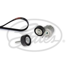 Set curea transmisie cu caneluri FIAT QUBO (225_) 1.3 D Multijet (225AXG1A, 225CXG1A, 225AXG11, 225CXG11) diesel 80 cai GATES K036PK1670