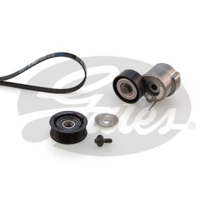 Set curea transmisie cu caneluri FIAT 500L (351_, 352_) 1.6 D Multijet (199LYD1B) diesel 105 cai GATES K056PK1395