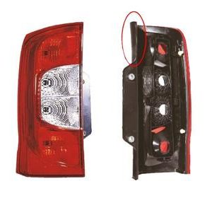 Lampa spate FIAT QUBO (225_) 1.4 Natural Power (225AXC1A) Benzina/Gaz metan (GNC) 78 cai VAN WEZEL 1748933