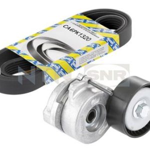 Set curea transmisie cu caneluri FIAT QUBO (225_) 1.3 D Multijet (225CXB1A, 225AXB1A, 225CXB11, 225AXB11,... diesel 75 cai SNR KA853.01