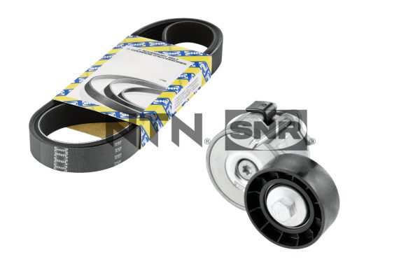 Set curea transmisie cu caneluri FIAT 500X (334_) 1.3 D Multijet (334AXH1A) diesel 95 cai SNR KA858.06