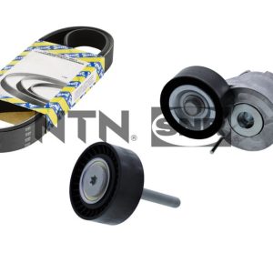 Set curea transmisie cu caneluri FIAT QUBO (225_) 1.3 D Multijet (225AXG1A, 225CXG1A, 225AXG11, 225CXG11) diesel 80 cai SNR KA858.07