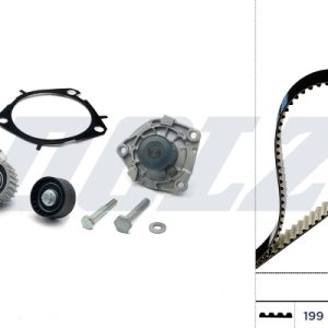 Set pompa apa + curea dintata FIAT FREEMONT (345_) 2.0 JTD diesel 140 cai DOLZ KD102