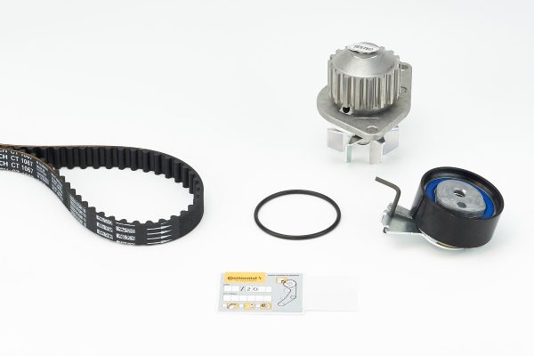 Set pompa apa + curea dintata FIAT QUBO (225_) 1.4 (225AXA1A) benzina 73 cai CONTITECH CT1067WP1
