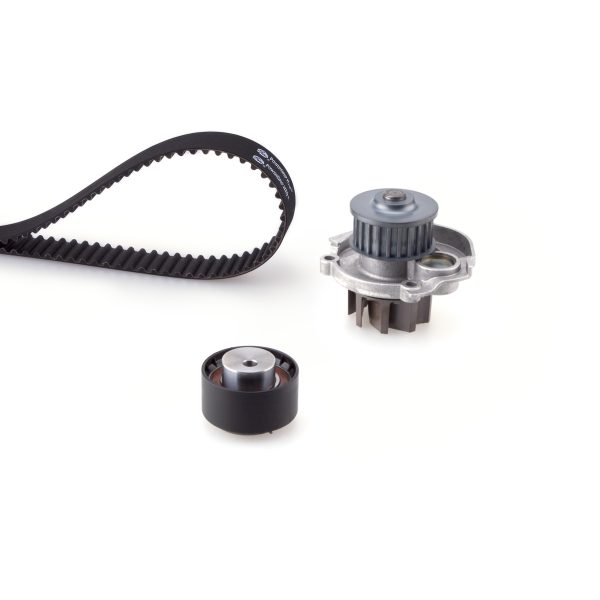 Set pompa apa + curea dintata FIAT PANDA (169_) 1.4 (169AXE1B) benzina 100 cai GATES KP15503XS-2