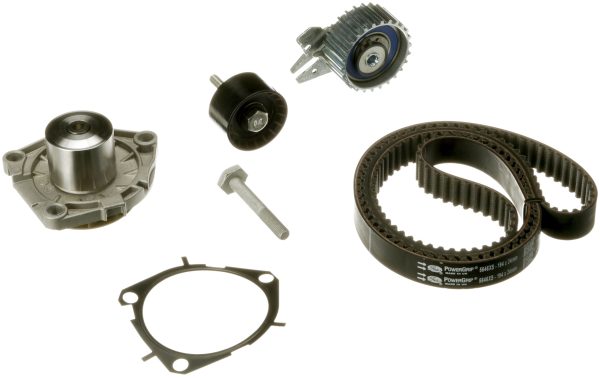 Set pompa apa + curea dintata FIAT 500X (334_) 1.6 D Multijet (334AXA1B) diesel 114 cai GATES KP15646XS