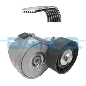 Set curea transmisie cu caneluri FIAT PANDA (312_, 319_) 1.3 D Multijet (312PXU1A, 312PXW1A) diesel 95 cai DAYCO KPV110