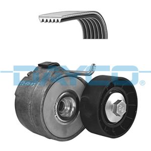 Set curea transmisie cu caneluri FIAT 500X (334_) 1.3 D Multijet (334AXH1A) diesel 95 cai DAYCO KPV233