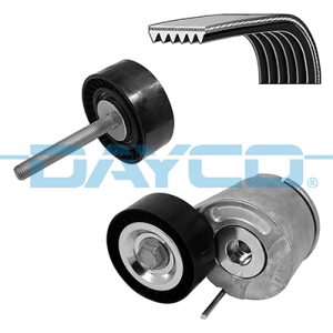 Set curea transmisie cu caneluri FIAT QUBO (225_) 1.3 D Multijet (225AXE1A, 225CXE1A, 225AXH1A, 225AXL1A,... diesel 95 cai DAYCO KPV691