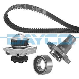 Set pompa apa + curea dintata FIAT PANDA (169_) 1.2 (169.AXB11, 169.AXB1A) benzina 60 cai DAYCO KTBWP2910T1