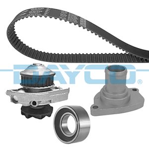 Set pompa apa + curea dintata FIAT PANDA (169_) 1.2 Natural Power (169.AXB1A) Benzina/Gaz metan (GNC) 60 cai DAYCO KTBWP2910T2