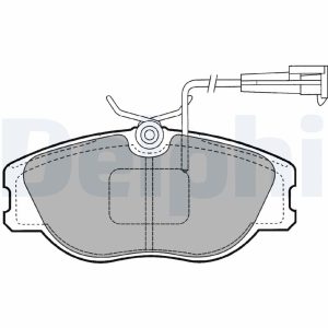 Placute frana FIAT CROMA (154_) 2500 V6 benzina 162 cai DELPHI LP1400