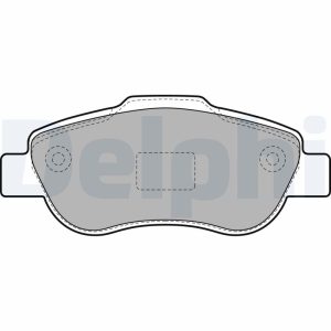 Placute frana FIAT PANDA Caseta/ Hatchback (169_) 1.2 4x4 benzina 60 cai DELPHI LP1929