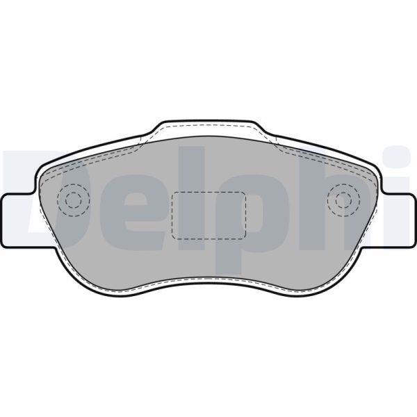 Placute frana FIAT PANDA Caseta/ Hatchback (169_) 1.2 4x4 benzina 60 cai DELPHI LP1929