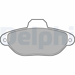 Placute frana FIAT PANDA Caseta/ Hatchback (169_) 1.1 (169CXA1A) benzina 54 cai DELPHI LP2013