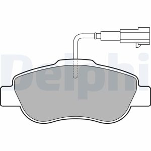 Placute frana FIAT 500 C (312_) 1.2 (312CXA1A, 312AXA1A) benzina 69 cai DELPHI LP2014