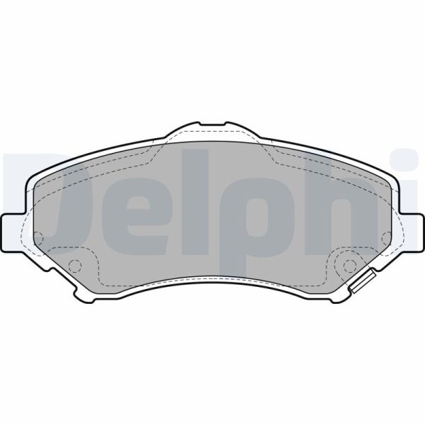Placute frana FIAT FREEMONT (345_) 2.0 JTD 4x4 diesel 163 cai DELPHI LP2143