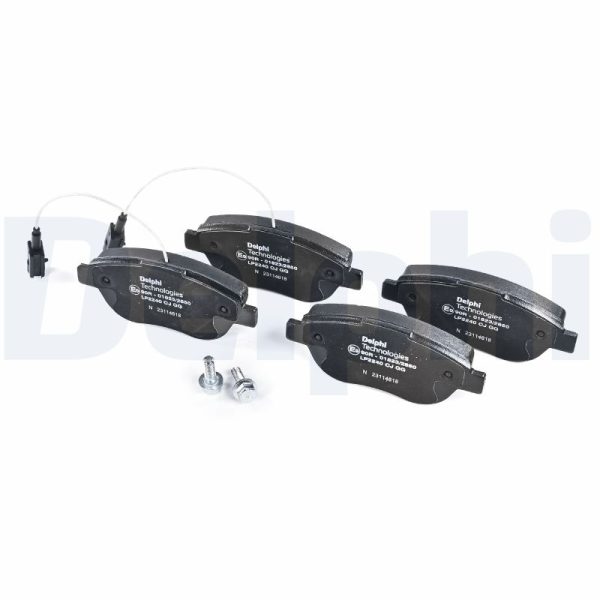 Placute frana FIAT DOBLO Cargo (263_) 1.3 D Multijet (263WXU1A, 263ZXU1A, 263WYB1A, 263ZYB1A) diesel 95 cai DELPHI LP2240