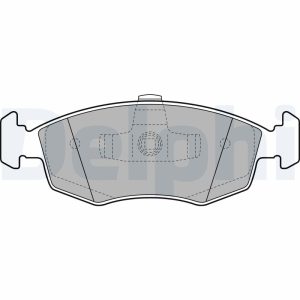 Placute frana FIAT PANDA VAN (312_, 519_) 0.9 (312CXH1A, 312DXH1A) benzina 65 cai DELPHI LP2274