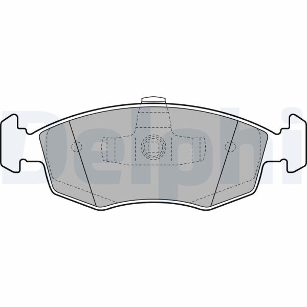 Placute frana FIAT PANDA VAN (312_, 519_) 0.9 (312CXH1A, 312DXH1A) benzina 65 cai DELPHI LP2274
