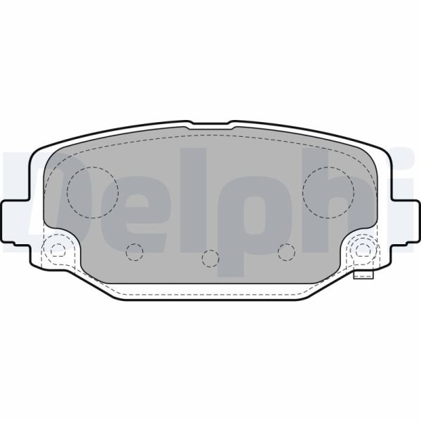 Placute frana FIAT FREEMONT (345_) 2.0 JTD 4x4 diesel 163 cai DELPHI LP2499