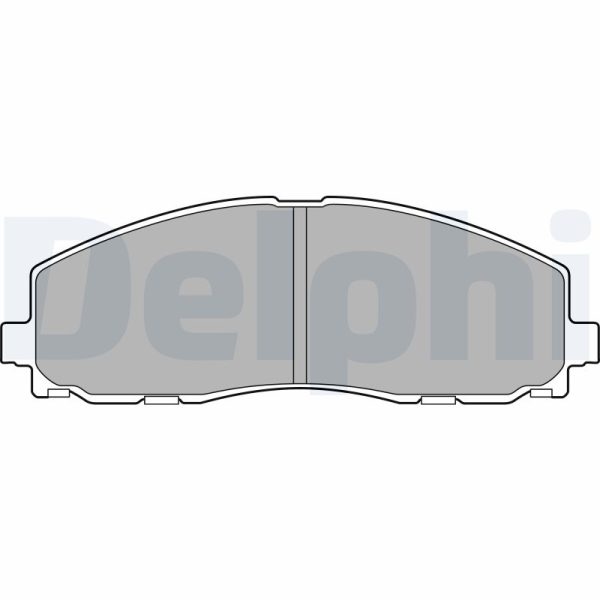 Placute frana FIAT FREEMONT (345_) 2.0 JTD 4x4 diesel 163 cai DELPHI LP2694