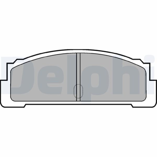 Placute frana FIAT 124 (124_) 1500 Special T benzina 80 cai DELPHI LP29