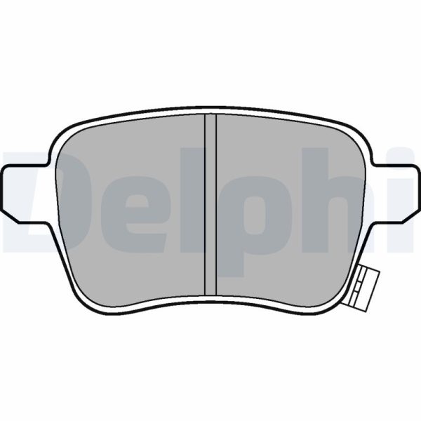Placute frana FIAT TIPO hatchback (356_, 357_) 1.3 D (356HXH1A) diesel 95 cai DELPHI LP3246