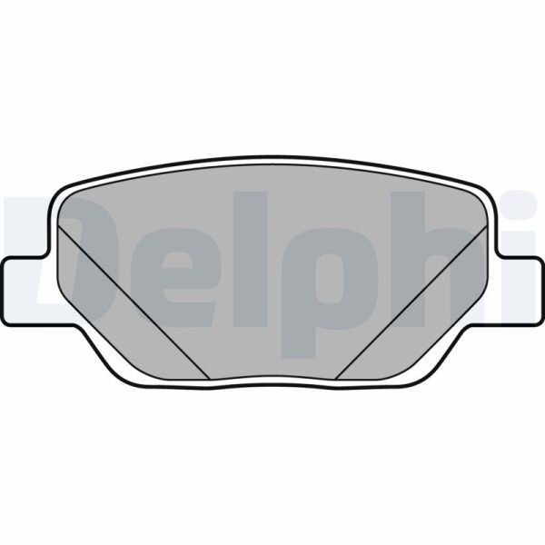 Placute frana FIAT TIPO limuzina (356_, 357_) 1.3 D (356SXB1A, 356SXH1A, 356SXD1A) diesel 95 cai DELPHI LP3290