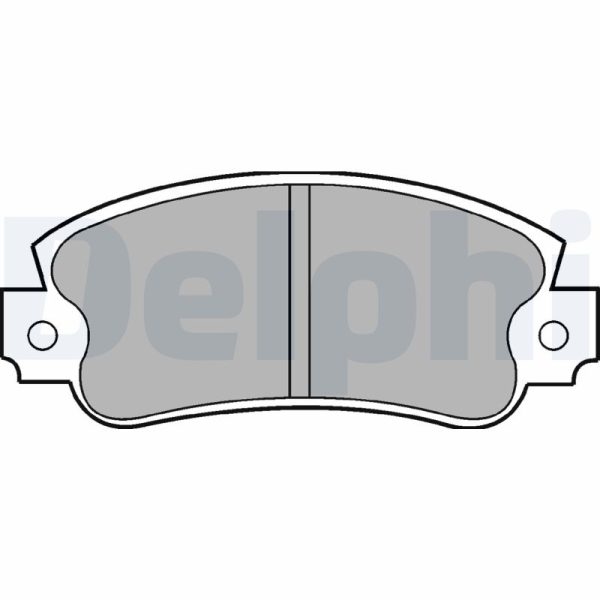 Placute frana FIAT TIPO (160_) 1.4 (160.AC) benzina 71 cai DELPHI LP353