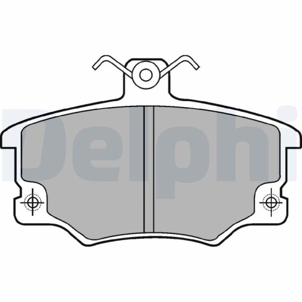 Placute frana FIAT TIPO (160_) 1.1 (160.AA) benzina 56 cai DELPHI LP459