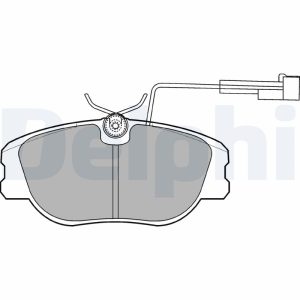 Placute frana FIAT CROMA (154_) 2500 V6 benzina 162 cai DELPHI LP875