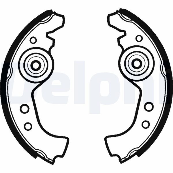 Set saboti frana FIAT PANDA (141_) 1000 4x4 benzina 44 cai DELPHI LS1290