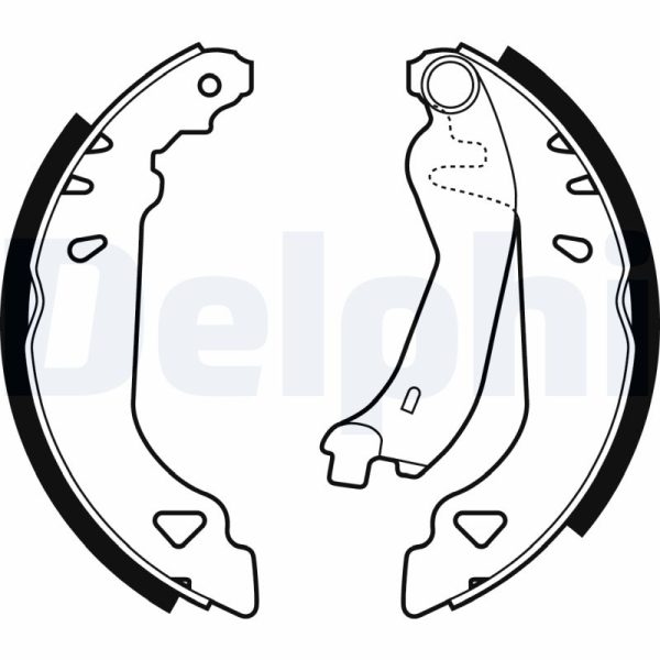 Set saboti frana FIAT TIPO (160_) 1.7 D (160.AG) diesel 58 cai DELPHI LS1378