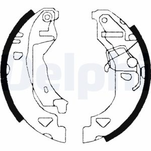 Set saboti frana FIAT TIPO (160_) 1.6 benzina 79 cai DELPHI LS1682