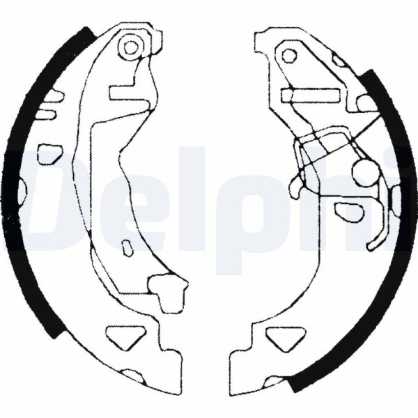 Set saboti frana FIAT TIPO (160_) 1.6 benzina 79 cai DELPHI LS1682
