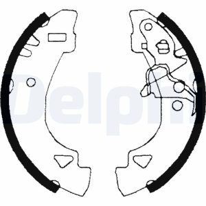 Set saboti frana FIAT PANDA (141_) 900 benzina 40 cai DELPHI LS1860