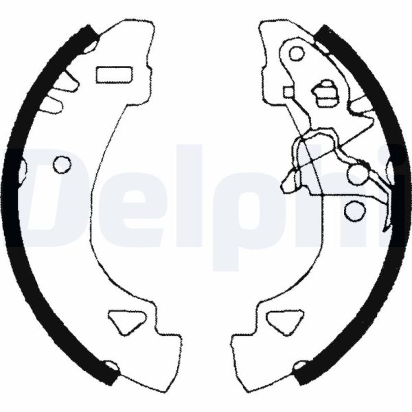 Set saboti frana FIAT PANDA (141_) 900 benzina 40 cai DELPHI LS1860
