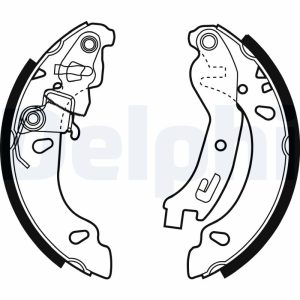 Set saboti frana FIAT PANDA (169_) 1.3 D Multijet 4x4 (169.AXC2A) diesel 70 cai DELPHI LS1970