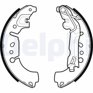 Set saboti frana FIAT 500L (351_, 352_) 0.9 Natural Power (199LYC1B) Benzina/Gaz metan (GNC) 80 cai DELPHI LS2135